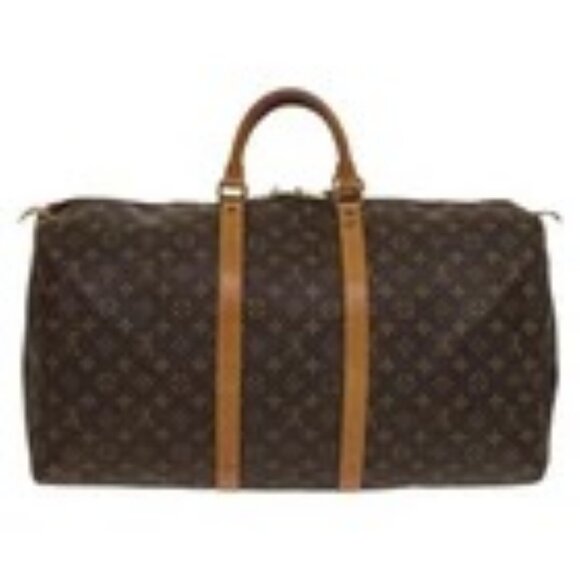LOUIS VUITTON Monogram Keepall 55 Boston Bag M41424 LV Auth 137088 - Picture 2 of 16